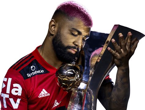 Gabriel Barbosa Flamengo Football Render Footyrenders