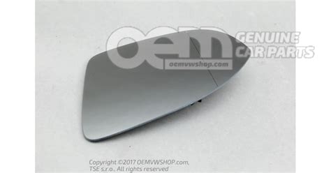 5H0857521D Mirror Glass Aspherical Wide Angle With Plate OemVWshop