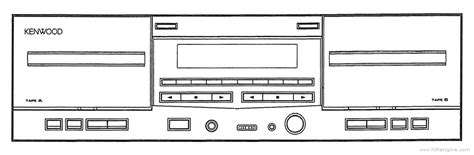 Kenwood 1050ct Double Cassette Deck Manual Hifi Engine