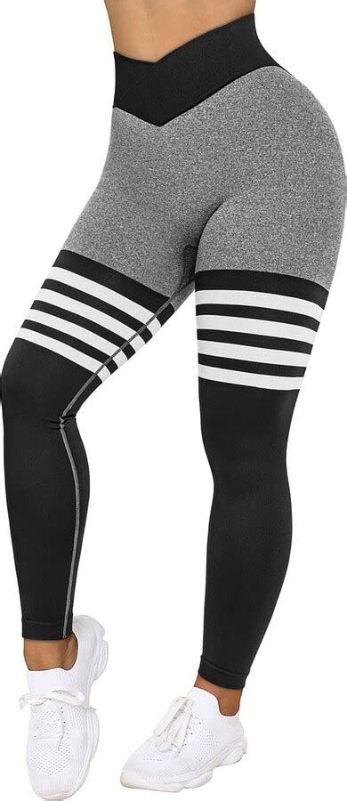 DREAMOON Cross Seamless Butt Lifting Leggings For Women Scrunch Booty