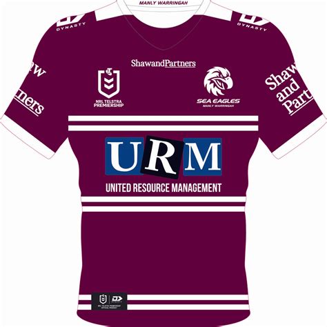 manly sea eagles  jersey cut  sports heads