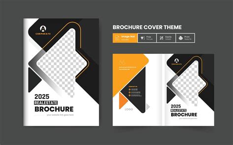 Realestate Brochure Cover Design Template Colorful Modern Multi Pages