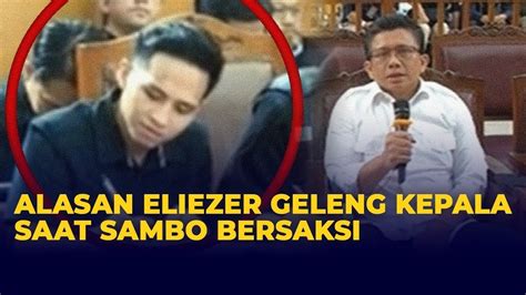 Ronny Talapessy Ungkap Alasan Bharada Eliezer Gelengkan Kepala Saat