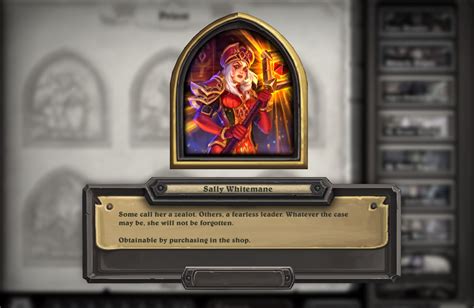 New Priest Skin Sally Whitemane Of The Scarlet Crusade Rhearthstone