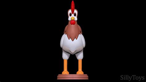 Chicken Boo - Animaniacs 3D print model - ZBrushCentral