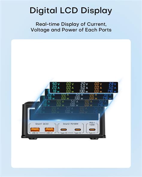 Usb Charging Station W Ports Fast Usb C Charging Station W Pd