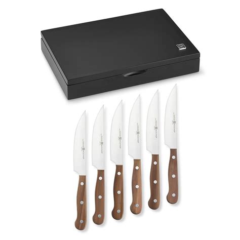 Wüsthof 6 Piece Steak Knife Set With Plum Wood Handles Williams Sonoma Au