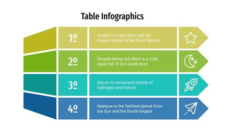 Table Infographics For Google Slides PowerPoint