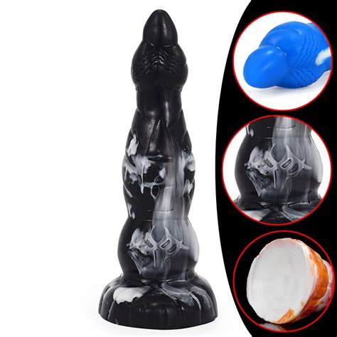 YOCY 253 Kleurrijke Alien Fantasy Dildo Zuignap Voor Vrouwen Mannen