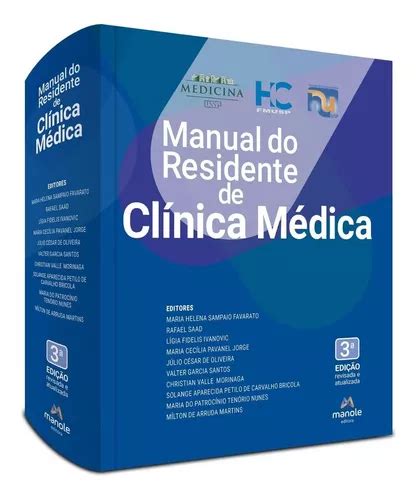 Manual Do Residente De Clínica Médica 3ª Edição Frete grátis