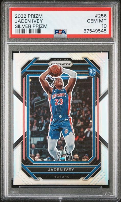 Jaden Ivey 2022 Prizm 256 Silver PSA 10 Price Guide Sports Card Investor