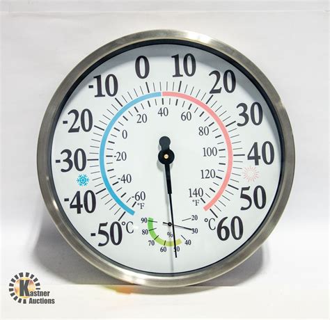 INDOOR OUTDOOR THERMOMETER HYGROMETER