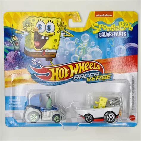 Hot Wheels Racer Verse Bob Esponja Duo 2 Pack 2024 MercadoLivre