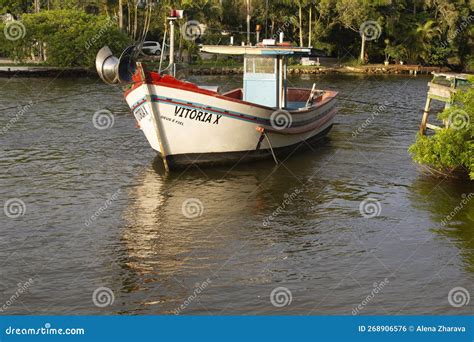 FLORIANOPOLIS BRAZIL JANUARY 21 2023 Boats On The Canal At Barra