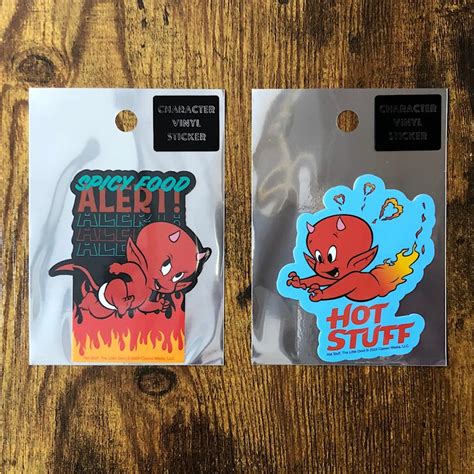 キャラクターステッカー ホット スタッフ ザ リトル デビル HOT STUFF アメリカン雑貨 hot GS STATION