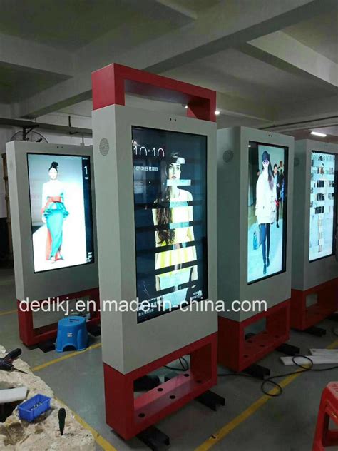 Dedi 49inch Digital Signage Free Standing Outdoor LCD Advertising