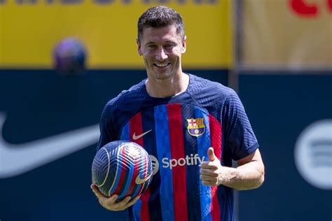 Barcelona Officially Present Robert Lewandowski As Their New Striker