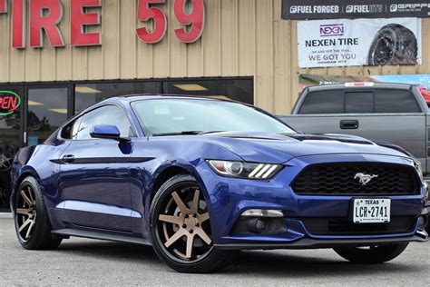 Ford Mustang S550 Blue Ferrada FR1 Wheel Wheel Front