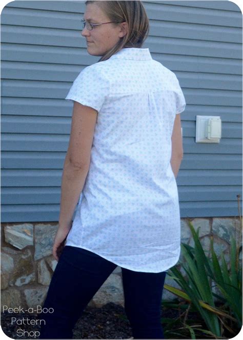 Oakley Button-Up Shirt Pattern | Women's PDF Sewing Pattern