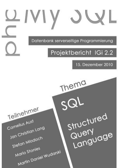 Skript SQL Programmierung