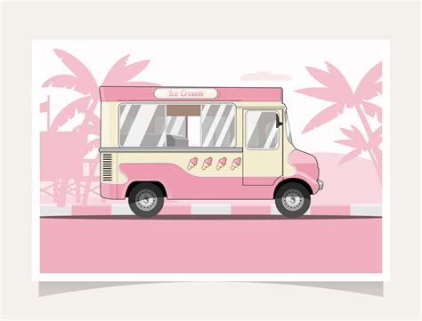 Flat Design Ice Cream Truck 1971961 Vector Art at Vecteezy