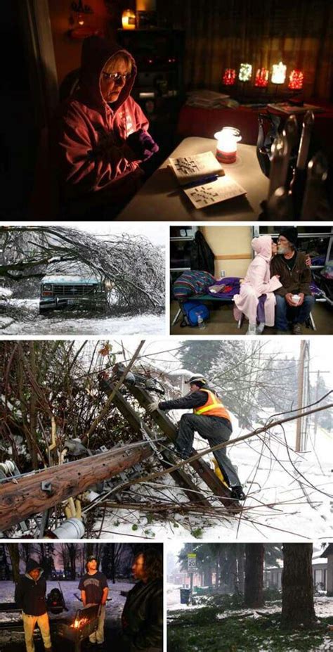 The Infamous Seattle Ice Storm Widespread Power Outages Jan 2012