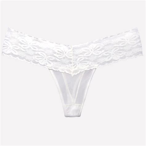 Calcinha Fio Dental em Renda e Tule Leveza e Sedução Sensualle Lingerie