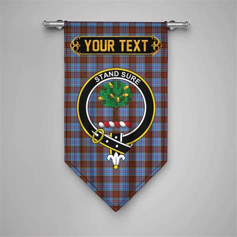 Scottish Anderson Modern Clan Crest Tartan Gonfalon Custom Personalized