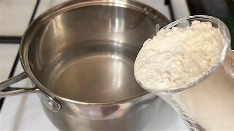 Add Flour Into Boiling Water Easy And Delicious Youtube