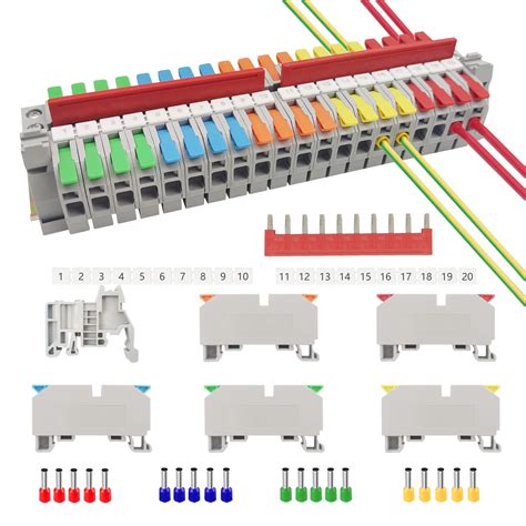 Jinxian Kit De Bornier De Rail Din Lt De Bornier De Connexion Sur