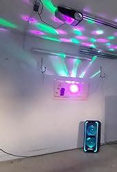 Gritin Discokugel Rotierende Musik Activated Led Party Lampe