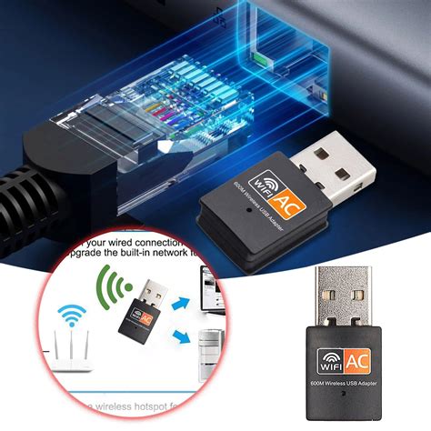 600M Band Wireless Network Card External USB WiFi Receiver And ...