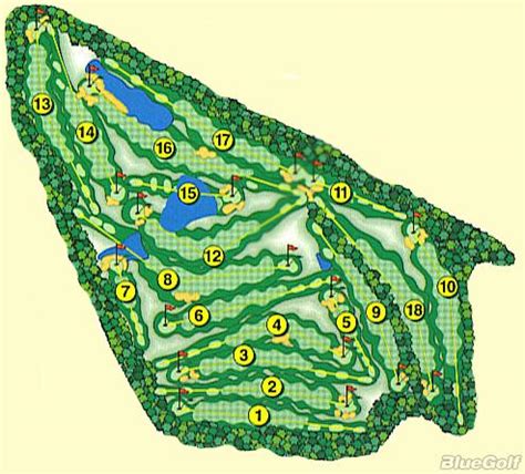 Eagle Point Golf Club - Layout Map | Course Database