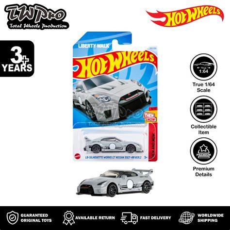 Jual Hot Wheels LB Silhouette Works GT Nissan GT RR VER R GRAY LBWK Basic Car New