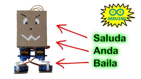 ROBOT con ARDUINO para PRINCIPIANTES Robot Bípedo Explicado PASO