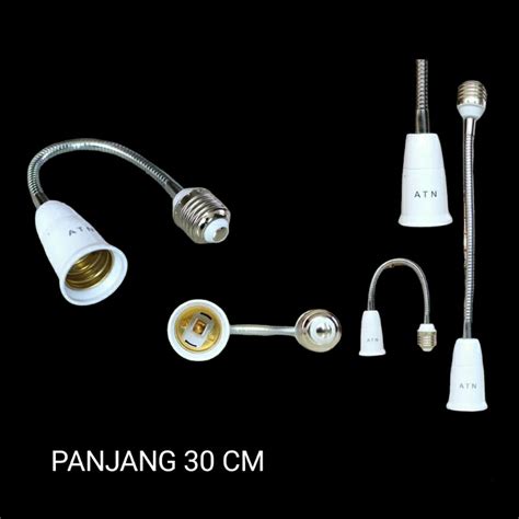 Jual Fitting Extension ATN E27 Ke E27 Sambungan Pemanjang Fitting Lampu