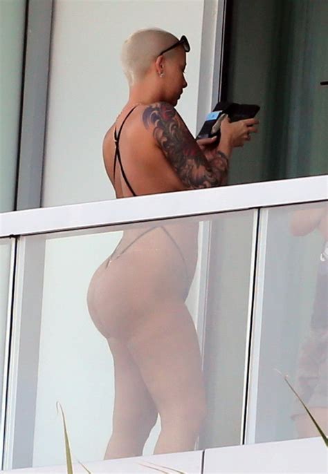 Amber Rose Shows Off Her