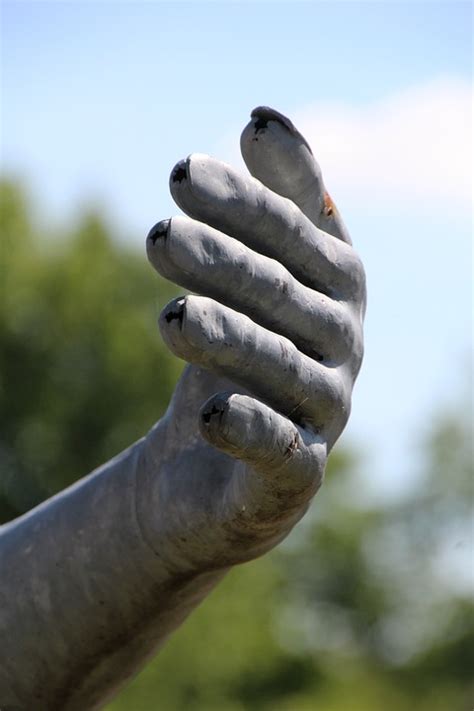 Hand Metal Sculpture - Free photo on Pixabay