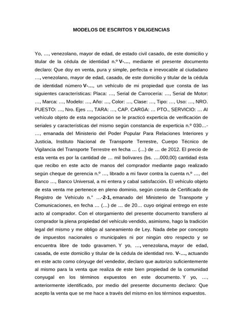 Modelos De Escrito - MODELOS DE ESCRITO ANTE NOTARIA 2222 | PDF