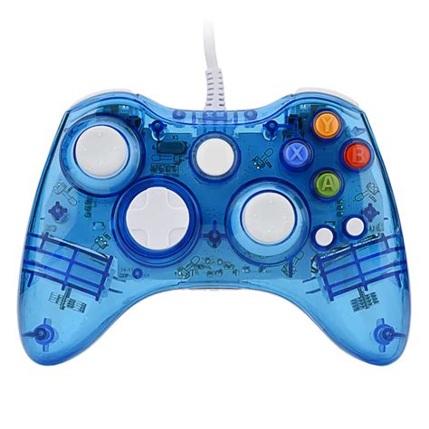 Transparent Clear Game Controller Gamepad Joystick For Xbox360 Pc In