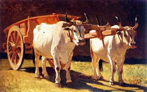 Oxen And Cart 1867 Giuseppe Abbati