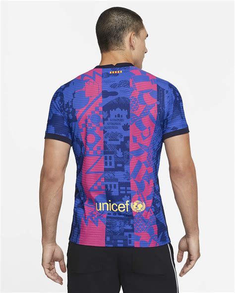 Fotbollströja FC Barcelona 2021 22 Match hemmaställ Nike Dri FIT ADV