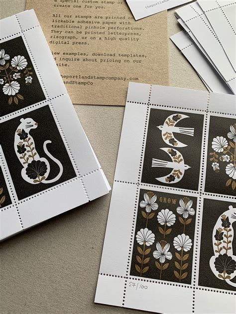 Artist Stamps Limited Edition Created In Collaboration With Etsy