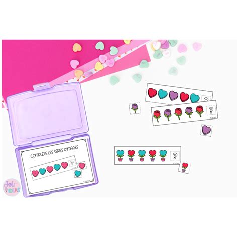 Ateliers Maternelle Saint Valentin Task Cards