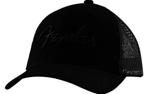 La Boîte Musicale ı Fender - 6 Panel Mesh Back Pick Pocket Hat, Black ...