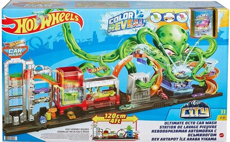 HOT WHEELS MEGA MYJNIA ATAK OŚMIORNICY HBY oficjalne archiwum Allegro
