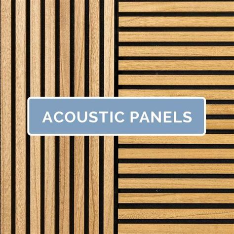 Glosswood Acoustic Panels Ideal For Residential And Commercial Interiors