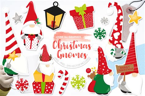 Christmas Gnomes Graphic By Prettygrafik Creative Fabrica