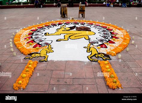 Aztec Ofrenda Representing The Iztepetl Level Of The Mictlan