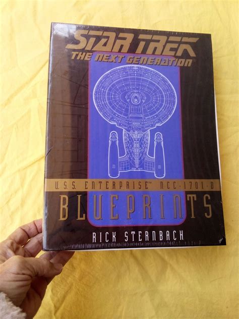 1996 Star Trek Blueprints The Next Generation Etsy